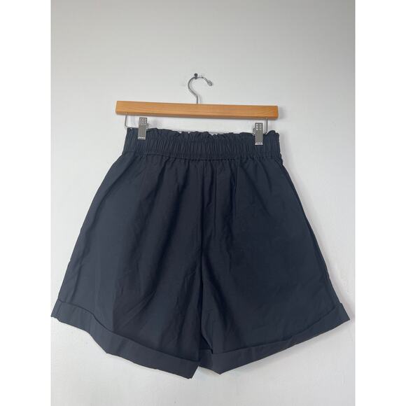 NWT A.L.C. Kaleb Pull On High Rise Fixed Cuff Casual Black Short Size: Small - Picture 6 of 9